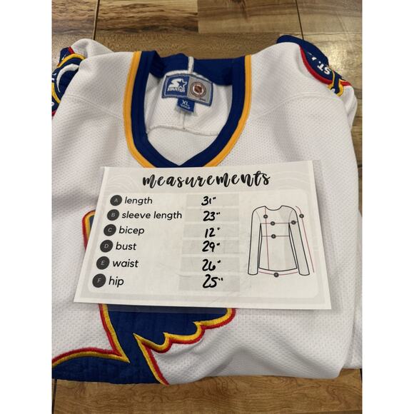 Vintage St. Louis Blues Hockey-NHL Starter Jersey Size XL - Picture 11 of 11